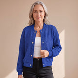 Johanna | Textured Knit Cardigan with Button Front