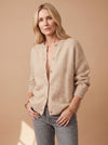 Hannah | Oversized Button-Front Knit Cardigan for Women