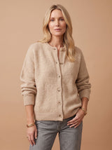 Hannah | Oversized Button-Front Knit Cardigan for Women
