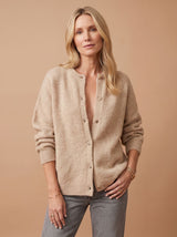Hannah | Oversized Button-Front Knit Cardigan for Women