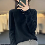 Avery | Crew-Neck Knit Sweater with Ribbed Cuffs
