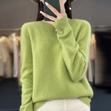 Avery | Crew-Neck Knit Sweater with Ribbed Cuffs