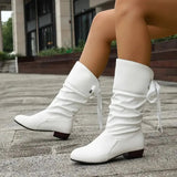 Oriana | Fashionable Lace-Up Ankle Boots with Buckle Detail