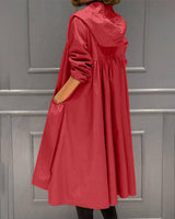 Marlene | Long Water-Resistant Hooded Coat