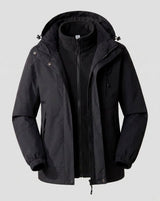 Luisa | Women’s Waterproof Hooded Jacket with Color-Block Design