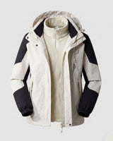 Luisa | Women’s Waterproof Hooded Jacket with Color-Block Design