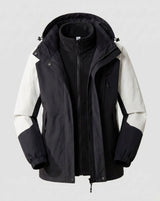 Luisa | Women’s Waterproof Hooded Jacket with Color-Block Design