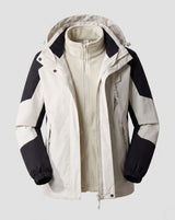 Luisa | Women’s Waterproof Hooded Jacket with Color-Block Design