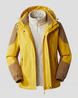 Luisa | Women’s Waterproof Hooded Jacket with Color-Block Design