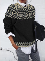 Frederick | Norwegian Pattern Knit Sweater