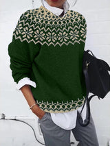 Frederick | Norwegian Pattern Knit Sweater