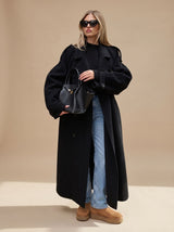 Marie | Double-Breasted Long Trench Coat for Women