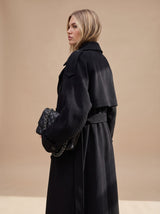 Marie | Double-Breasted Long Trench Coat for Women