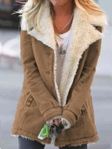 Lucy | Comfortable Faux-Shearling Lined Jacket