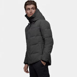 Elias | Men's Quilted Hooded Winter Jacket