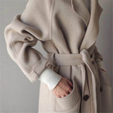 Alexandra | Women's Long Double-Breasted Coat