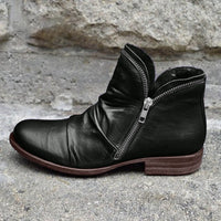 Selena | Women’s Ankle Boots with Double Zipper