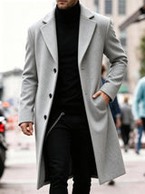 Adrian | Men's Long Trench Coat