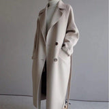 Alexandra | Women's Long Double-Breasted Coat