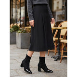 Charlotte | Cap-Toe Chunky Heel Ankle Boots