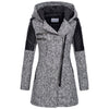 Katrine | Textured Hooded Winter Jacket