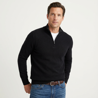 Grant | Men's Quarter-Zip Knit Pullover with Stand-Up Collar