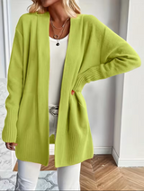 Amelia | Women's Relaxed Open Front Knit Cardigan