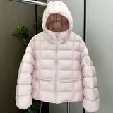 Elara | Women's Short Quilted Jacket with Hood and Zipper
