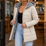 Colette | Quilted Hooded Winter Coat for Women