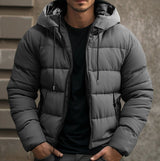 Elias | Hooded Quilted Puffer Jacket for Men