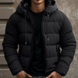 Elias | Hooded Quilted Puffer Jacket for Men