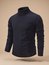 Stefan | Slim-Fit Turtleneck Sweater with Ribbed Cuffs