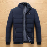 Dominik | Quilted Winter Jacket with Stand Collar