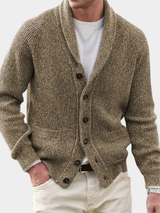 Oliver | Shawl-Collar Knit Cardigan for Men