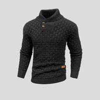 Ethan | Waffle-Knit Turtleneck Sweater