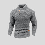 Ethan | Waffle-Knit Turtleneck Sweater