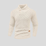 Ethan | Waffle-Knit Turtleneck Sweater