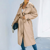 Talia | Premium Long Trench Coat for Women