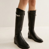 Bianca | Knee-High Boots with Strap