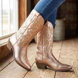 Alina | Embroidered Tall Cowboy Boots