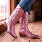 Alina | Embroidered Tall Cowboy Boots