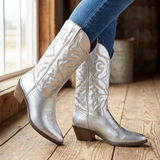 Alina | Embroidered Tall Cowboy Boots