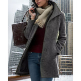 Vivienne | Women's Tailored Turn-Down Collar Coat