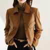 Pia | Spring Leather Jacket