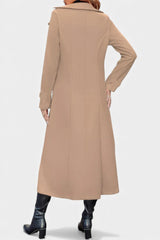 Ruby | Long Double-Breasted Coat with Notched Collar