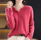 Clara | Women's Soft Knit Buttoned Cardigan