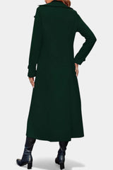 Ruby | Long Double-Breasted Coat with Notched Collar
