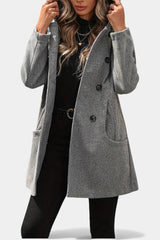 Lillian | Hooded Double-Breasted Coat