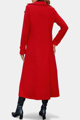 Ruby | Long Double-Breasted Coat with Notched Collar
