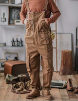 Sloppy Canvas Overalls
